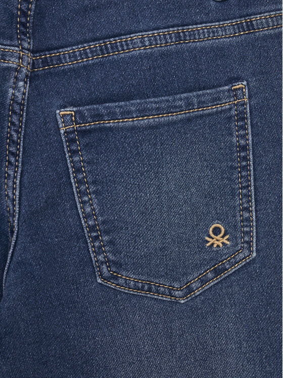 United Colors Of Benetton United Colors Of Benetton Jeans hlače 44LGCE03N Mornarsko modra Straight Leg