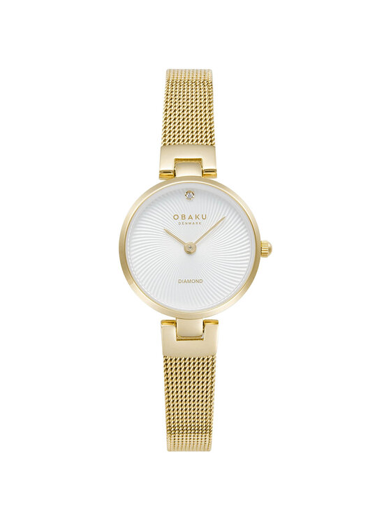 Obaku Obaku Zegarek V256SXGIMG Złoty