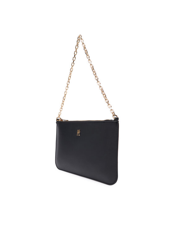 Tommy Hilfiger Tommy Hilfiger Torebka Th Icon Chain Shoulder Pouch AW0AW18298 Czarny
