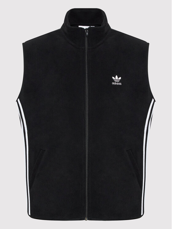 adidas adidas Kamizelka adicolor 3 Stripes HK7392 Czarny Relaxed Fit
