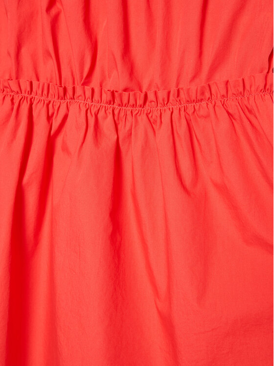 United Colors Of Benetton United Colors Of Benetton Vsakodnevna obleka 4EW7GV00T Rdeča Regular Fit