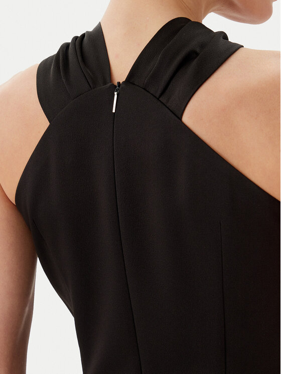 BOSS BOSS Kokteilinė suknelė Datinar 50538291 Juoda Slim Fit