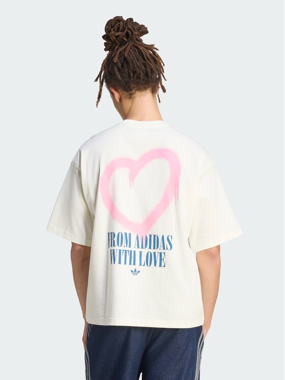 adidas adidas T-Shirt 164256 Biały Oversize
