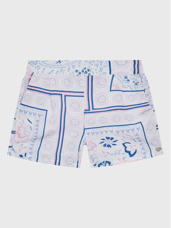 Guess Guess Šortky z materiálu K3GD06 WFBN0 Modrá Relaxed Fit