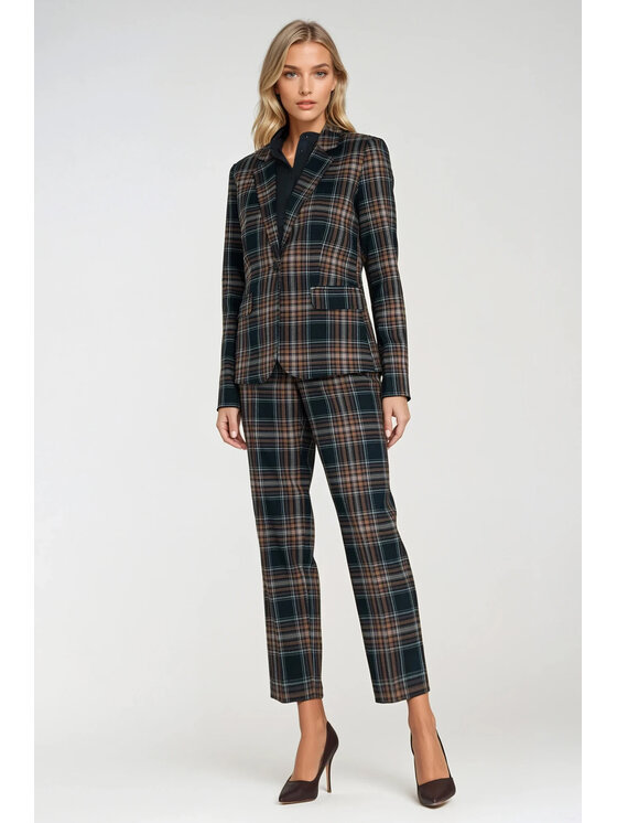 NIFE NIFE Dámské kalhoty SD123 Tmavomodrá Authentic Slim Fit
