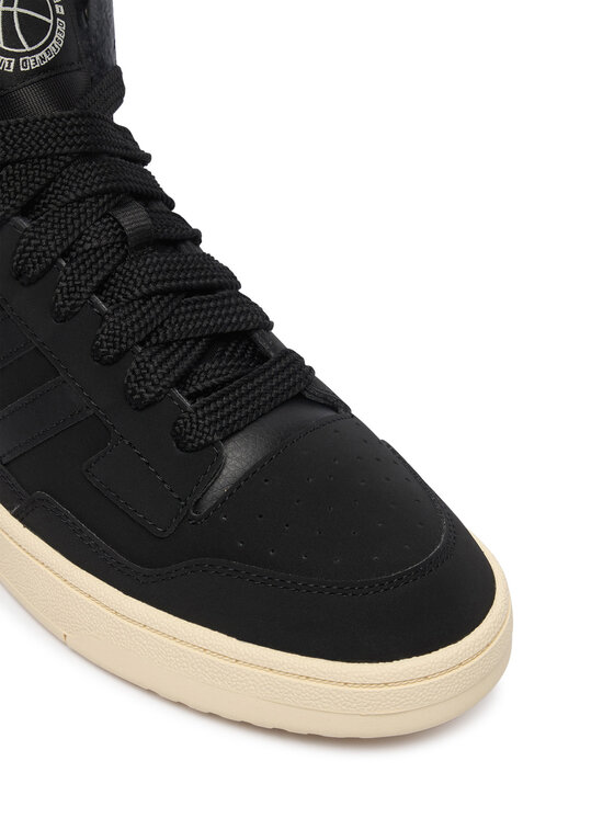 adidas adidas Sneakersy Rapid Court Mid Winterized Shoes JR1026 Czarny