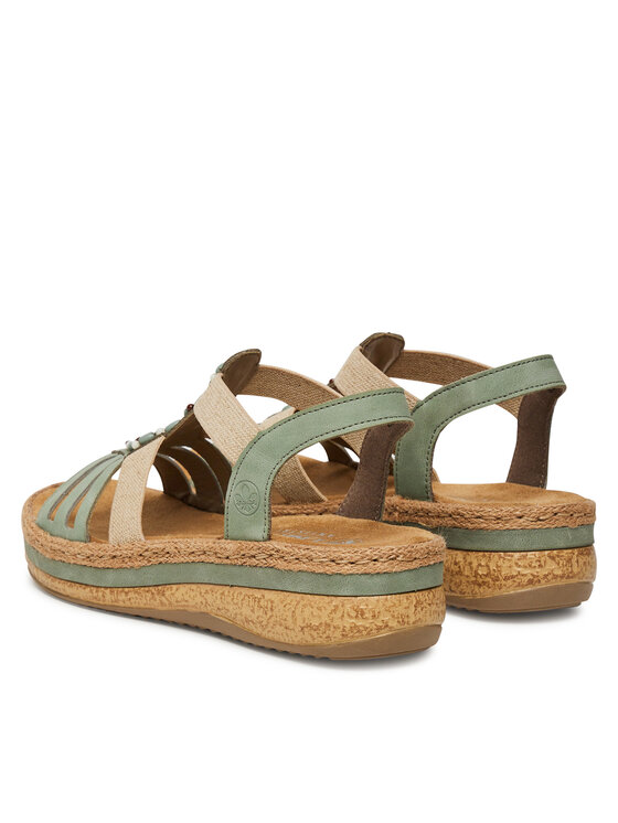 Rieker Rieker Sandalen V0920-52 Grün