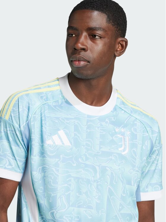 adidas adidas Koszulka techniczna Juventus 25/26 Away Jersey Błękitny Slim Fit