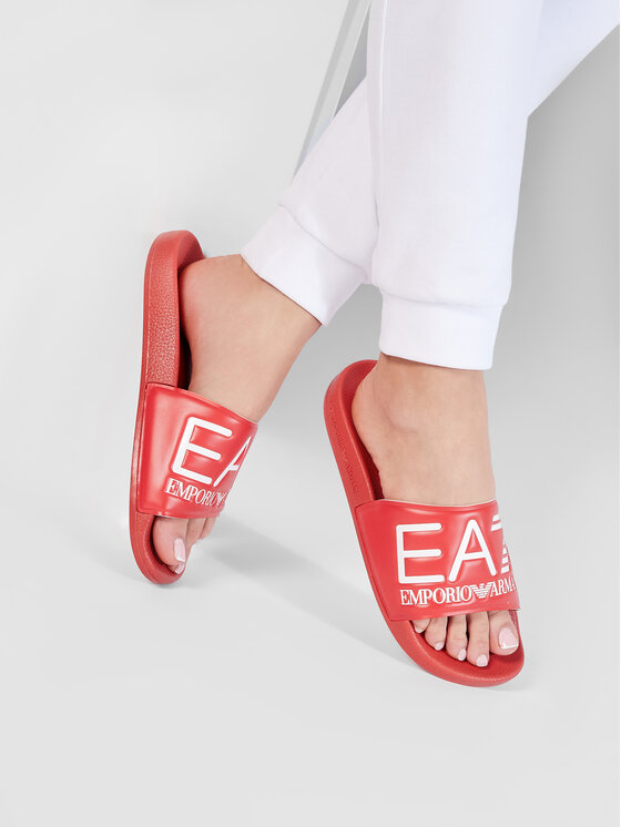 EA7 Emporio Armani EA7 Emporio Armani Šľapky XCP001 XCC22 00029 Červená