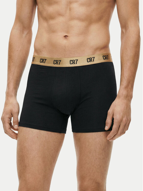 Cristiano Ronaldo CR7 Cristiano Ronaldo CR7 Boxer szett Basic 8123-49 Fekete