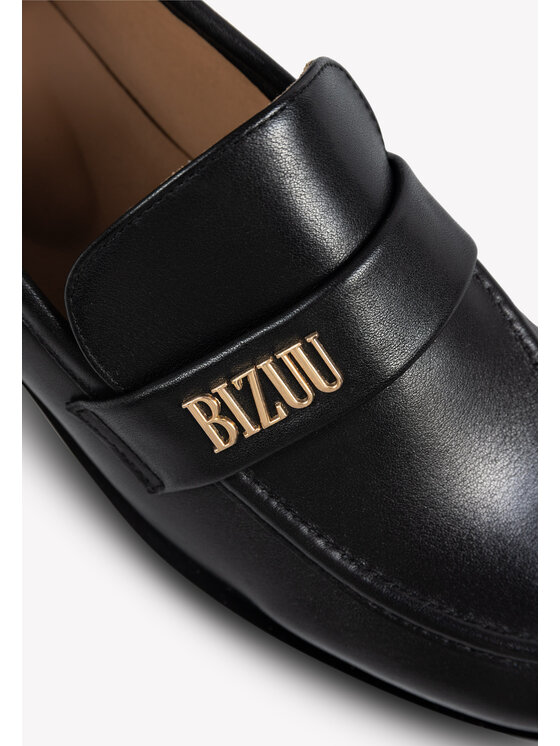 BIZUU BIZUU Mokasíny MONTEVIE LEATHER LOAFERS Černá