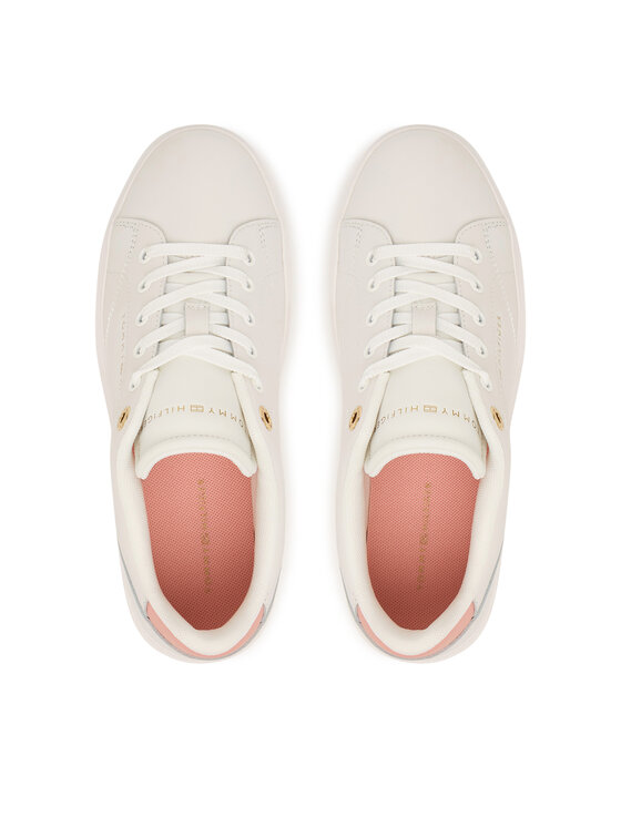 Tommy Hilfiger Tommy Hilfiger Sneakers Th Chic Sneaker FW0FW09105 Crema
