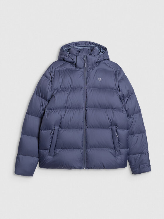 4F 4F Kurtka puchowa NATURAL (DOWN) WARMTH Czarny Regular Fit