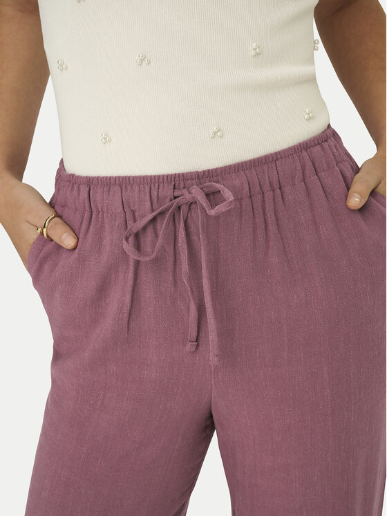 ONLY ONLY Riidest püksid Siesta 15322263 Roosa Regular Fit