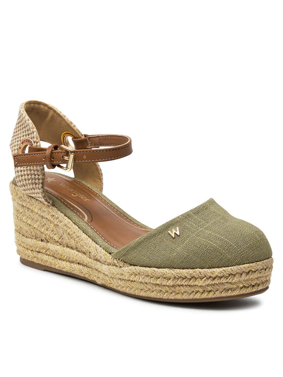 Wrangler Wrangler Espadrillid Bela Women Semi Wedge 20241055 Roheline