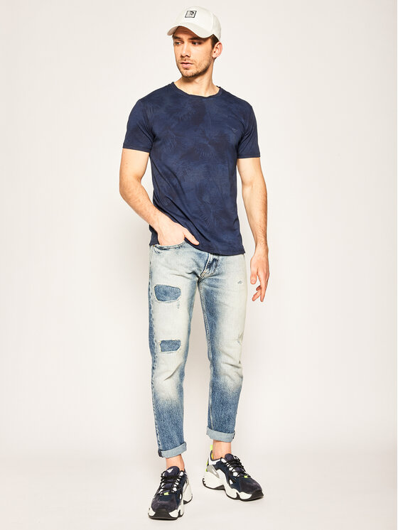 Emporio Armani Emporio Armani Marškinėliai 211831 0P467 65335 Tamsiai mėlyna Regular Fit