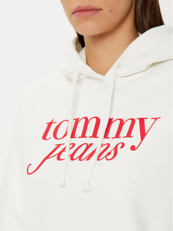 Tommy Jeans Tommy Jeans Bluza DW0DW20170 Écru Regular Fit