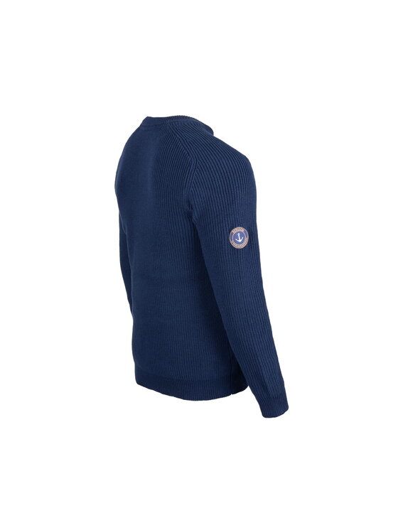 Bergson Bergson Sweter SAILOR Mateusz Kusznierewicz Granatowy Regular Fit