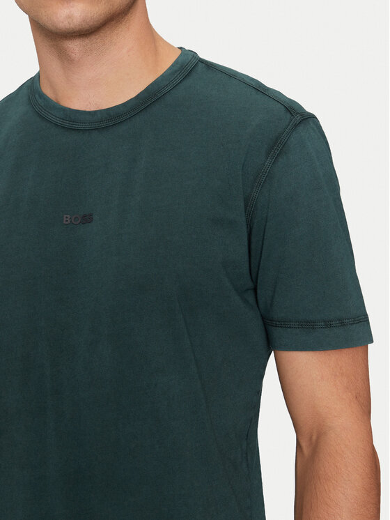 BOSS Boss Marškinėliai Tokks 50502173 Žalia Regular Fit
