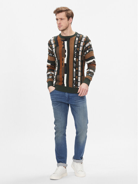 Only & Sons Only & Sons Sweter 22027676 Brązowy Regular Fit