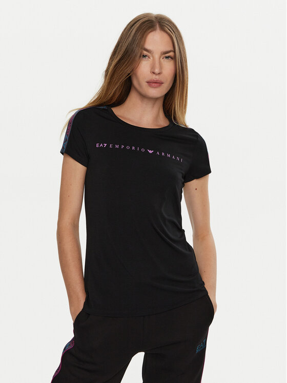 EA7 Emporio Armani EA7 Emporio Armani T-Shirt 6DTT03 TJKUZ 1200 Černá Regular Fit