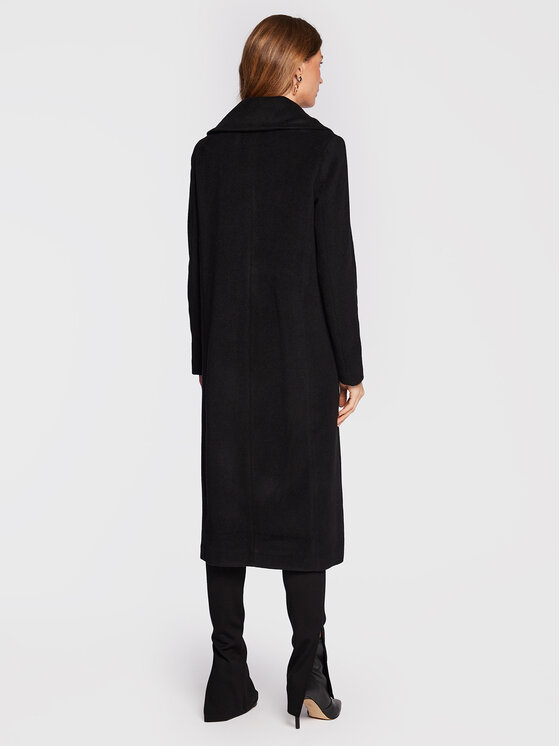 Cappotto di lana CF2138 T2403 Nero Regular Fit