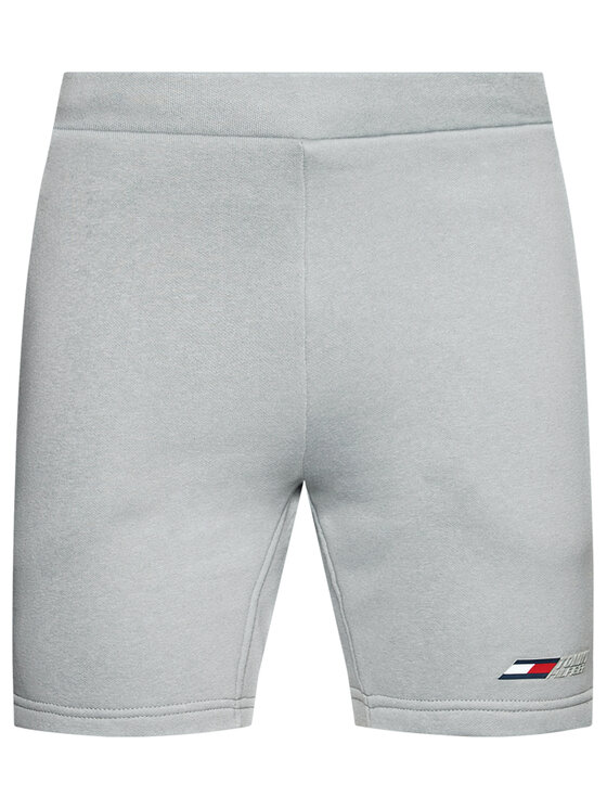 Tommy Hilfiger Tommy Hilfiger Pantaloncini sportivi Logo Fleece MW0MW17234 Grigio Regular Fit