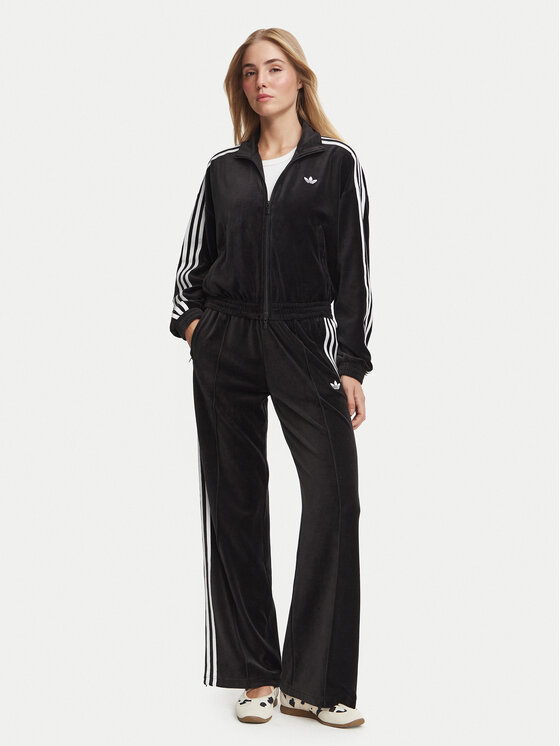 adidas adidas Spodnie dresowe Velour LG4295 Czarny Loose Fit