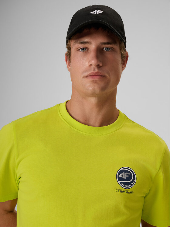 4F 4F T-Shirt SETPOINT Zielony Regular Fit