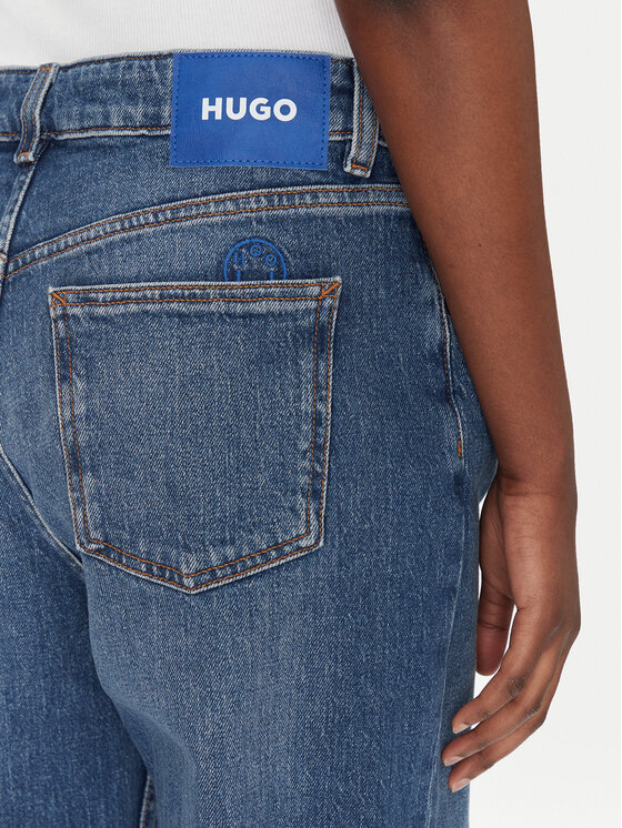 HUGO HUGO Džinsi Elyah 50520615 Zils Regular Fit