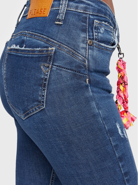 Jeans P0Z4YR7W5U Blu scuro Skinny Fit