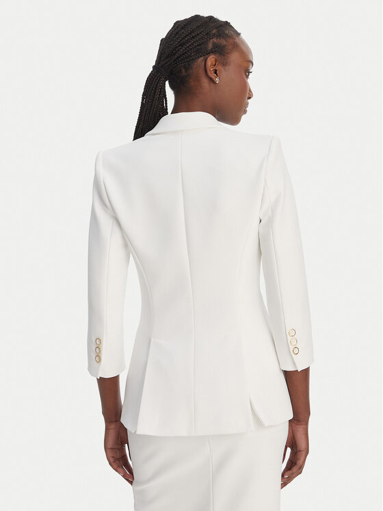 Elisabetta Franchi Elisabetta Franchi Sako GI-215-61E2-V590 Biela Regular Fit