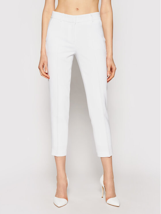 MICHAEL Michael Kors MICHAEL Michael Kors Παντελόνι chino MS13014ENX Λευκό Regular Fit