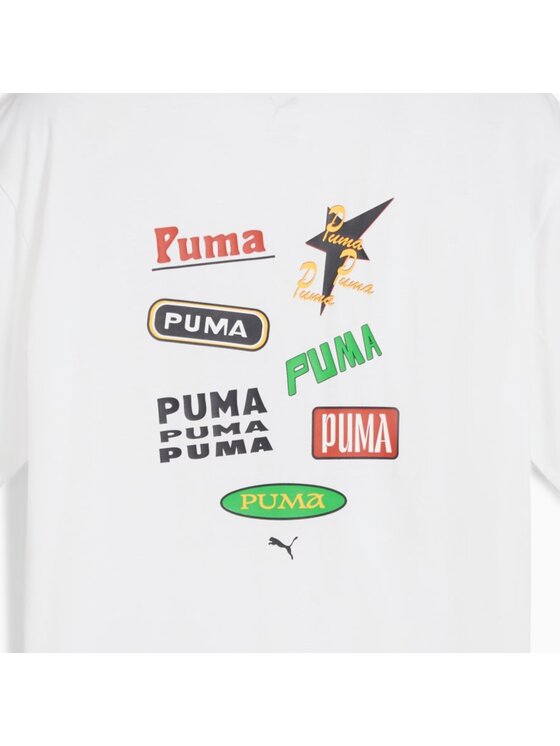 Puma Puma T-Shirt 630843 Biały Regular Fit