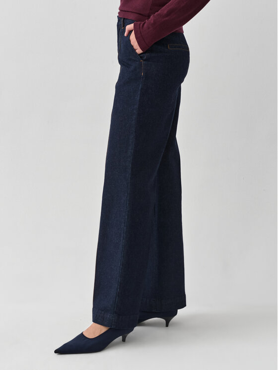 TATUUM TATUUM Jeansy ALISON Granatowy Wide Fit