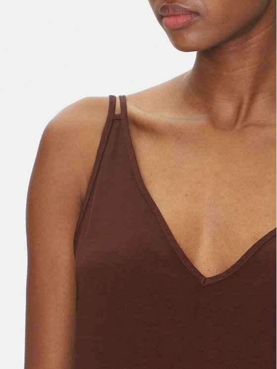 ViCOLO ViCOLO Ljetna haljina TD0758 Smeđa Regular Fit