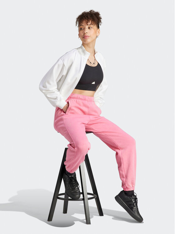 adidas adidas Jogginghose ALL SZN Fleece Washed IK4257 Rosa Loose Fit