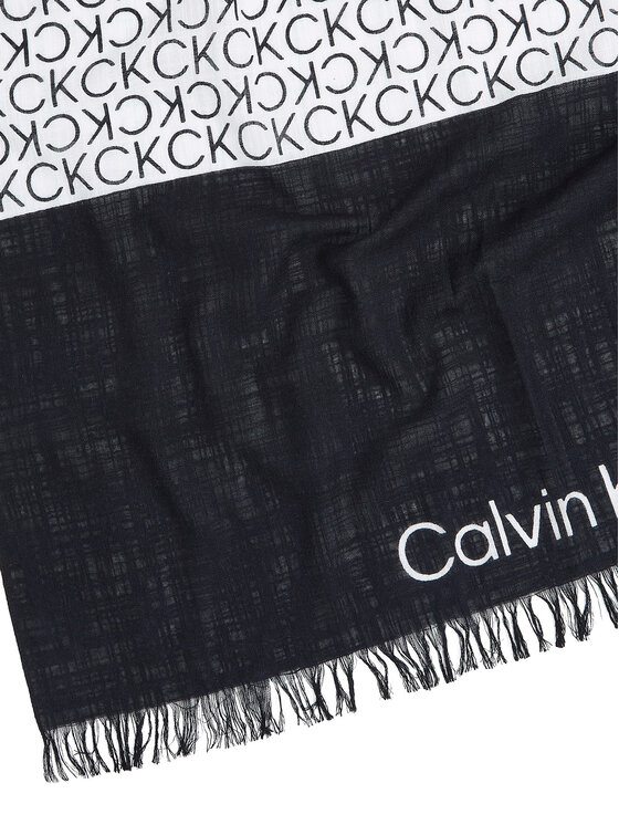 Calvin Klein Calvin Klein Πασμίνα Monogram K60K612979 Μαύρο