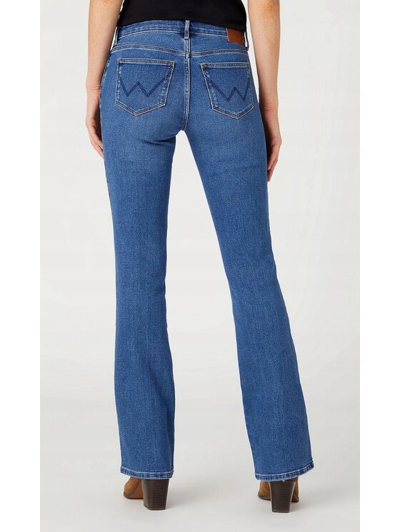 Wrangler Wrangler Jeansy Bootcut 625 Niebieski Bootcut Fit