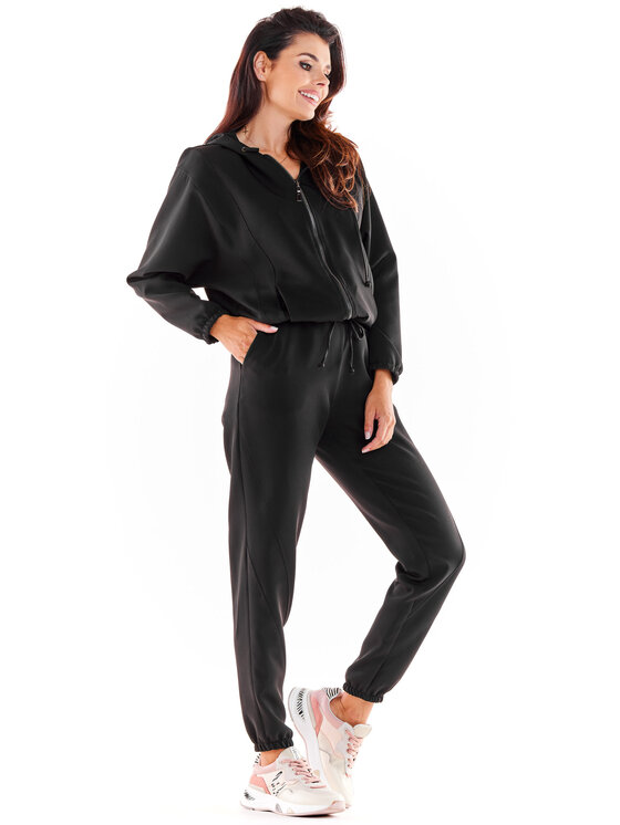 Awama Awama Bluza A590 Czarny Basic Fit