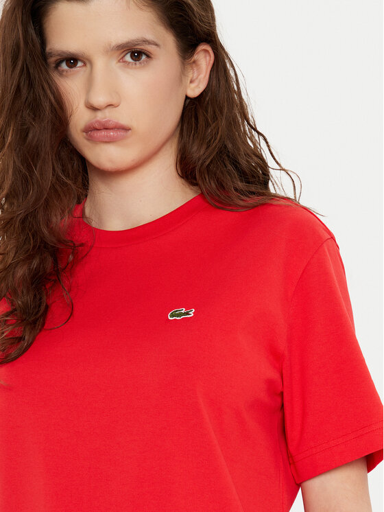 Lacoste Lacoste Majica TF7215 Rdeča Regular Fit