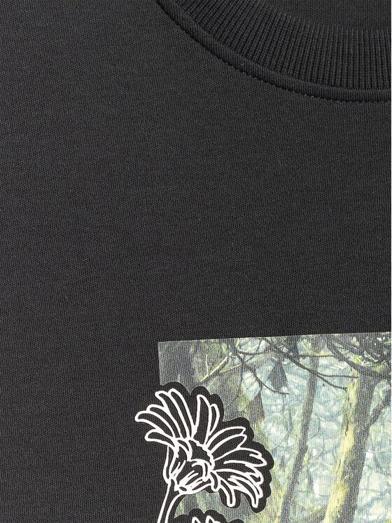 4F 4F T-Shirt CAMP Czarny Loose Fit