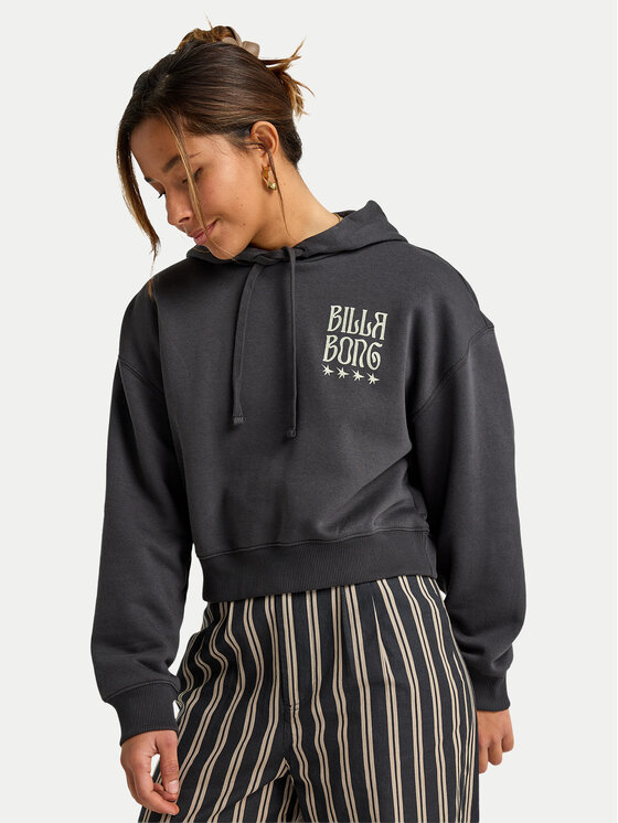 Billabong Billabong Світшот Lost Mind EBJSF00183 Сірий Cropped Fit