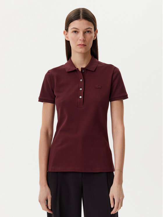 Lacoste Lacoste Polo PF5462 Tamnocrvena Slim Fit