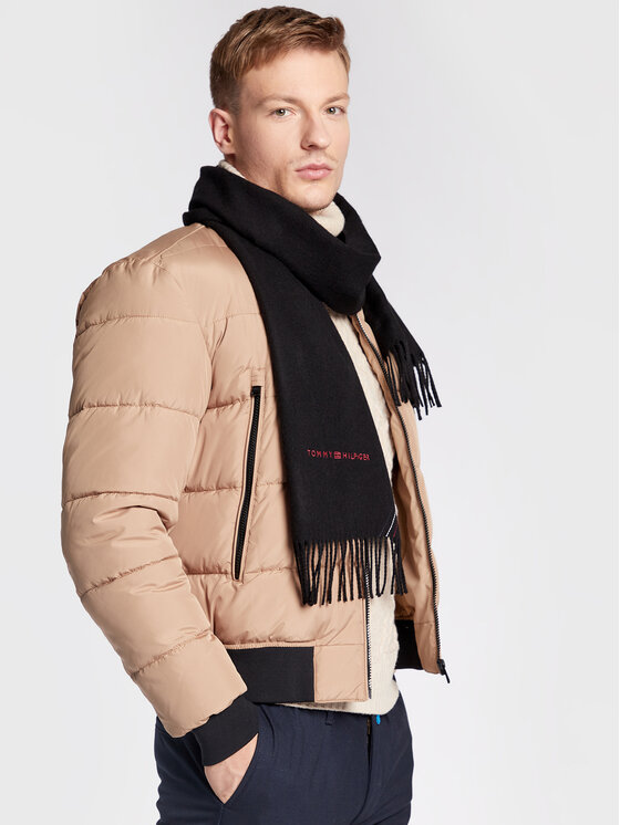 Tommy Hilfiger Tommy Hilfiger Πασμίνα AM0AM10373 Μαύρο