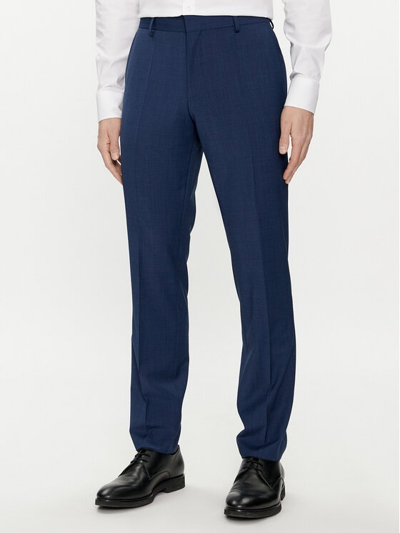 BOSS Boss Garnitur H-Huge 50509491 Granatowy Slim Fit
