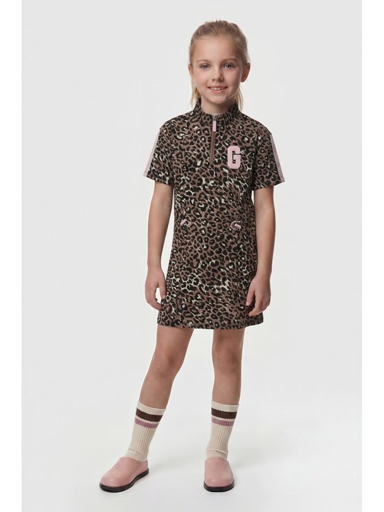 Guess Kids Guess Kids Sukienka codzienna 183384 Kolorowy Classic Fit