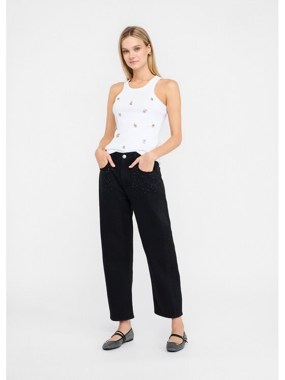 Liu Jo Liu Jo Jeans UF5118DS02587432 Nero Carrot Fit