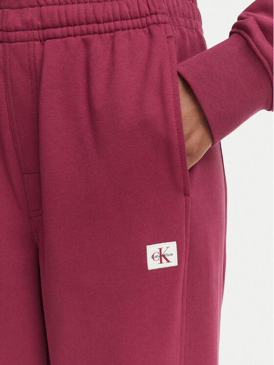 Calvin Klein Jeans Calvin Klein Jeans Spodnie dresowe LV047C249G Czerwony ciemny Regular Fit