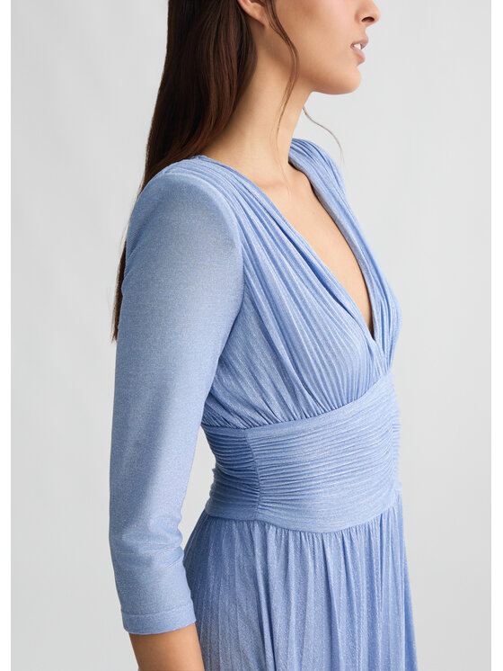 Liu Jo Liu Jo Abito da cocktail CA5289JS006A4324 Celeste Regular Fit